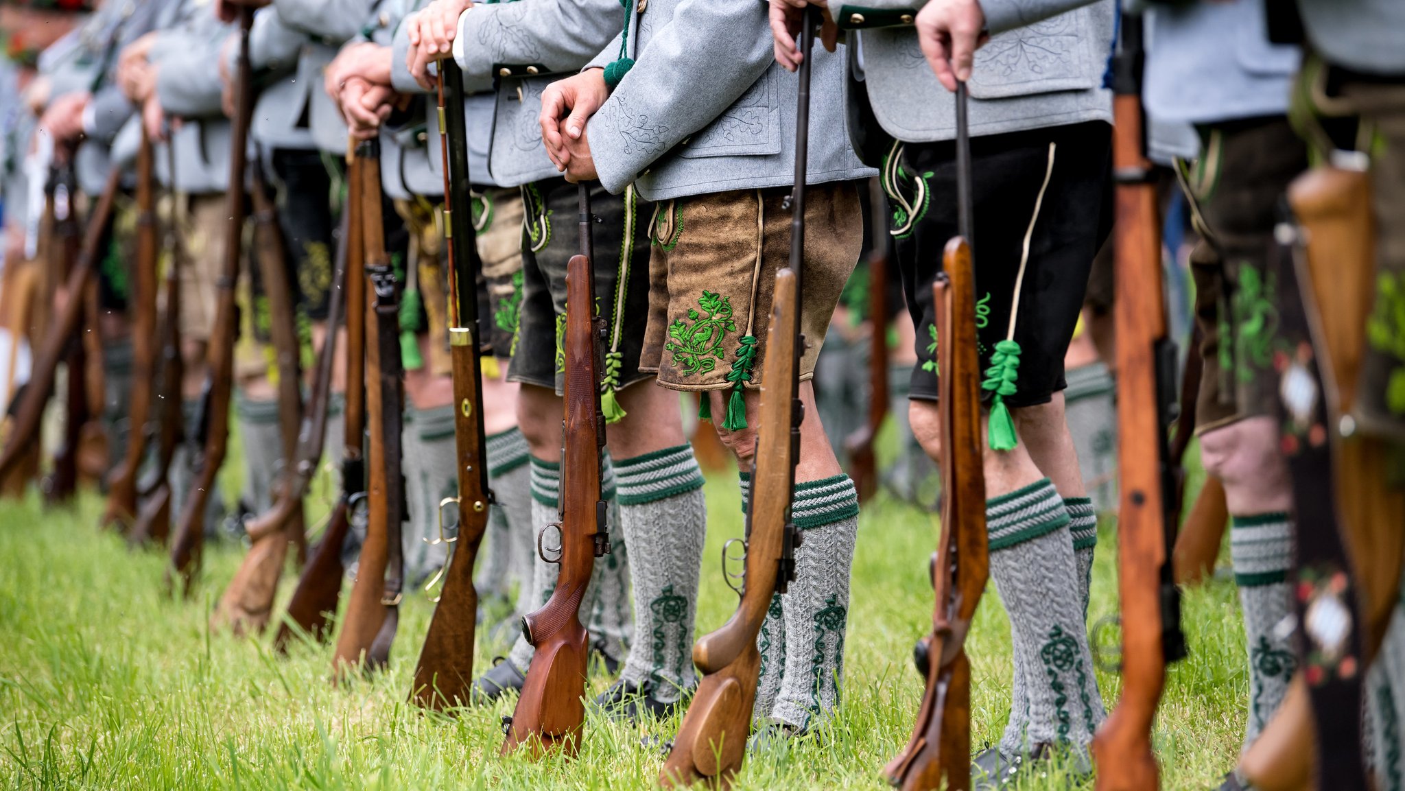 4.000 Gebirgsschützen feiern Patronatstag in Bichl