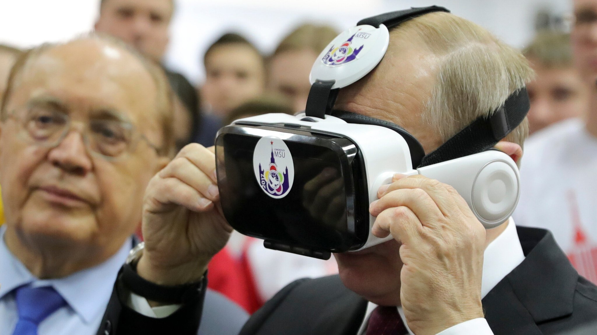 Bei einem Besuch der Moskauer Universität am 23. Januar 2019 | Bild: Mikhail Klimentyev/Picture Alliance Bei einem Besuch der Moskauer Universität am 23. Januar 2019