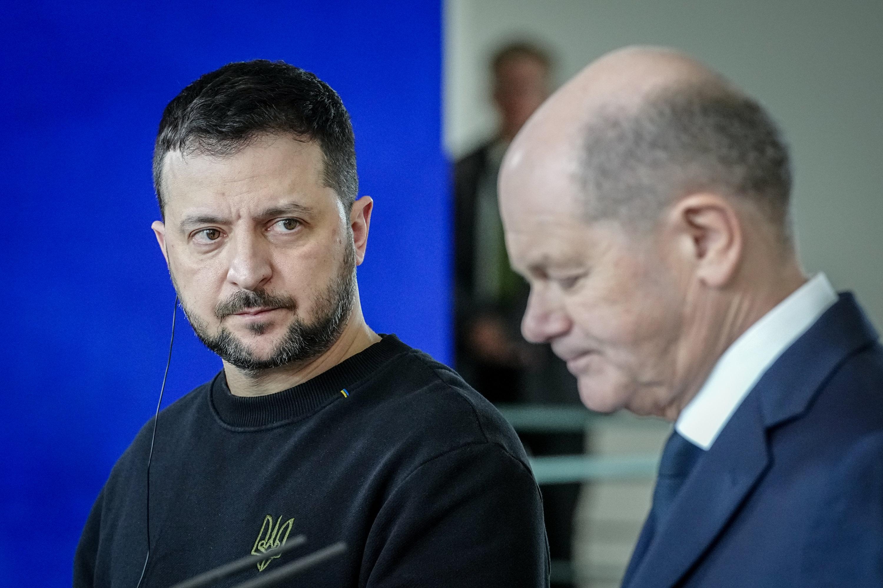 Bundeskanzler Olaf Scholz und Wolodymyr Selenskyj, Präsident der Ukraine (Archiv)