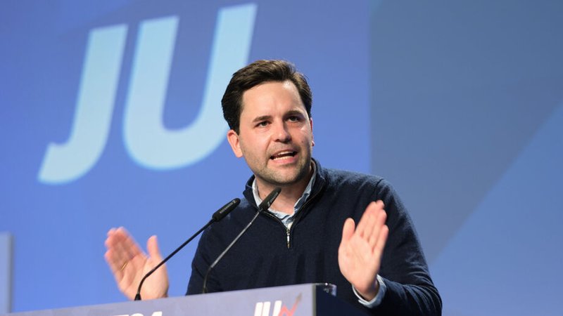 Johannes Winkel (CDU), Bundesvorsitzender der Jungen Union. | Bild: dpa-Bildfunk/Sebastian Willnow Johannes Winkel (CDU), Bundesvorsitzender der Jungen Union.