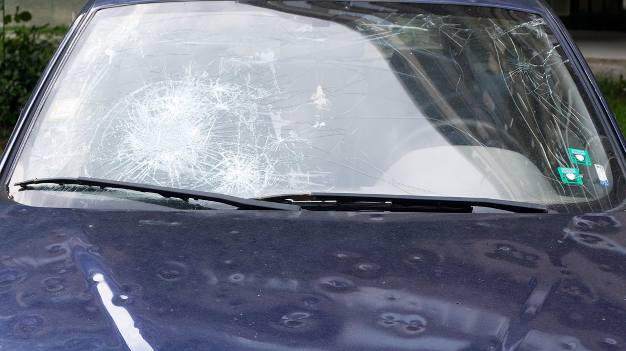 Auto mit Hagelschaden