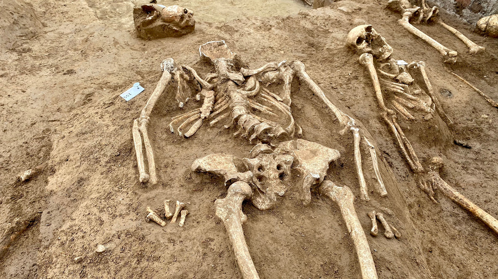 Archäologen entdecken großen mittelalterlichen Friedhof in Niederbayern
