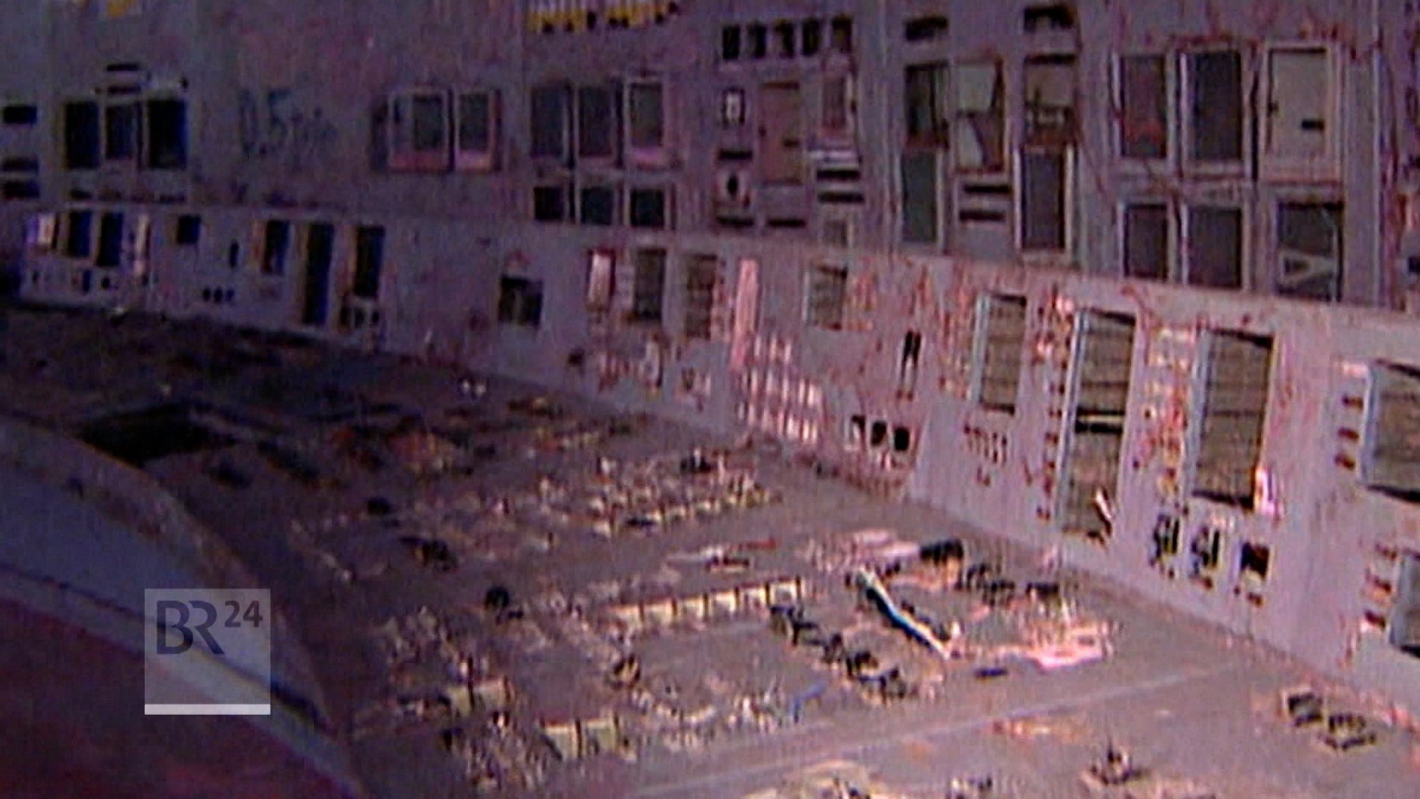 Blick in die zerstörte Kommandozentrale des Akw in Tschernobyl.