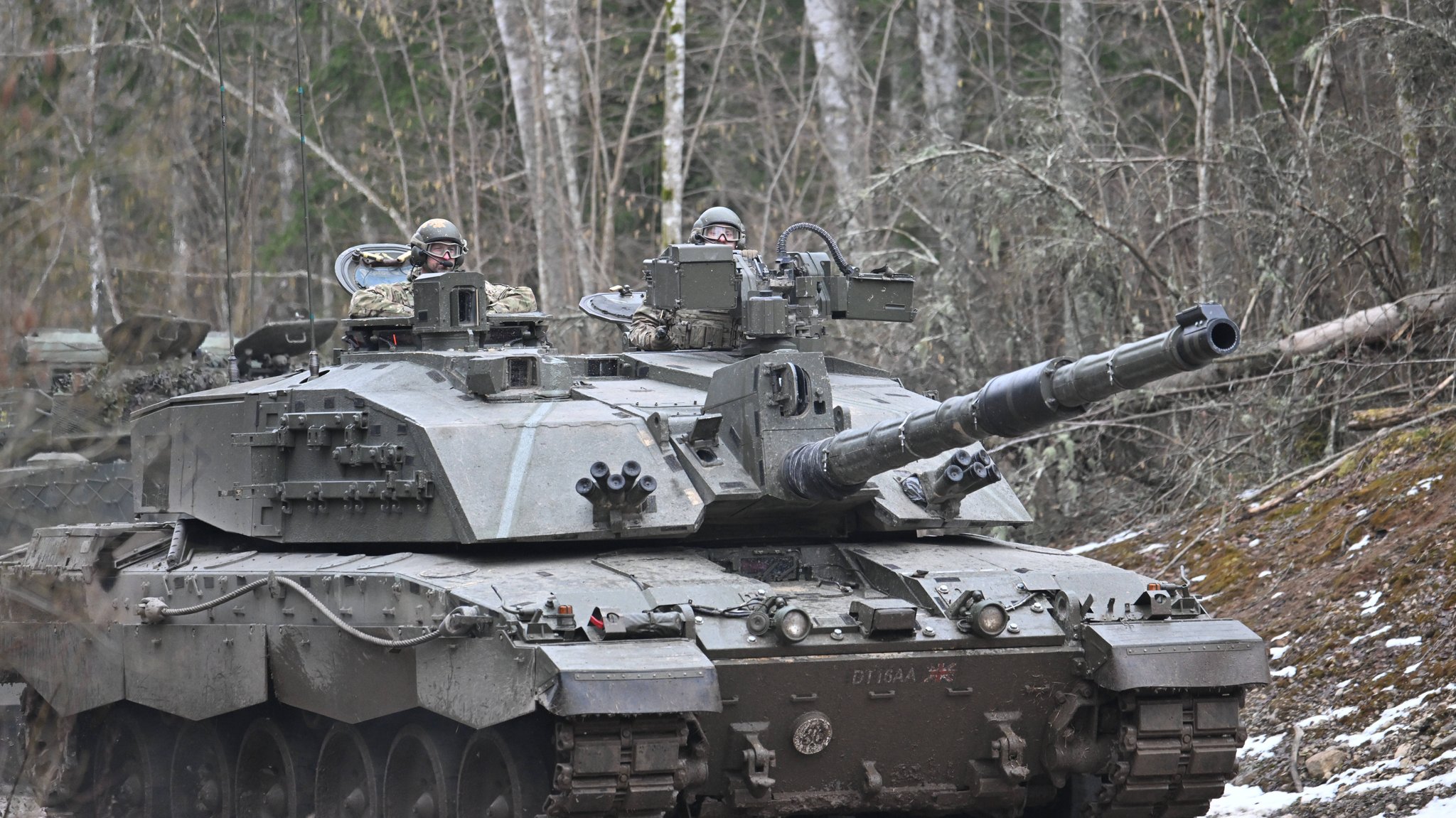 Estländische Soldaten in Tapa Camp, dem größte militärischen Übungsgebiets Estlands