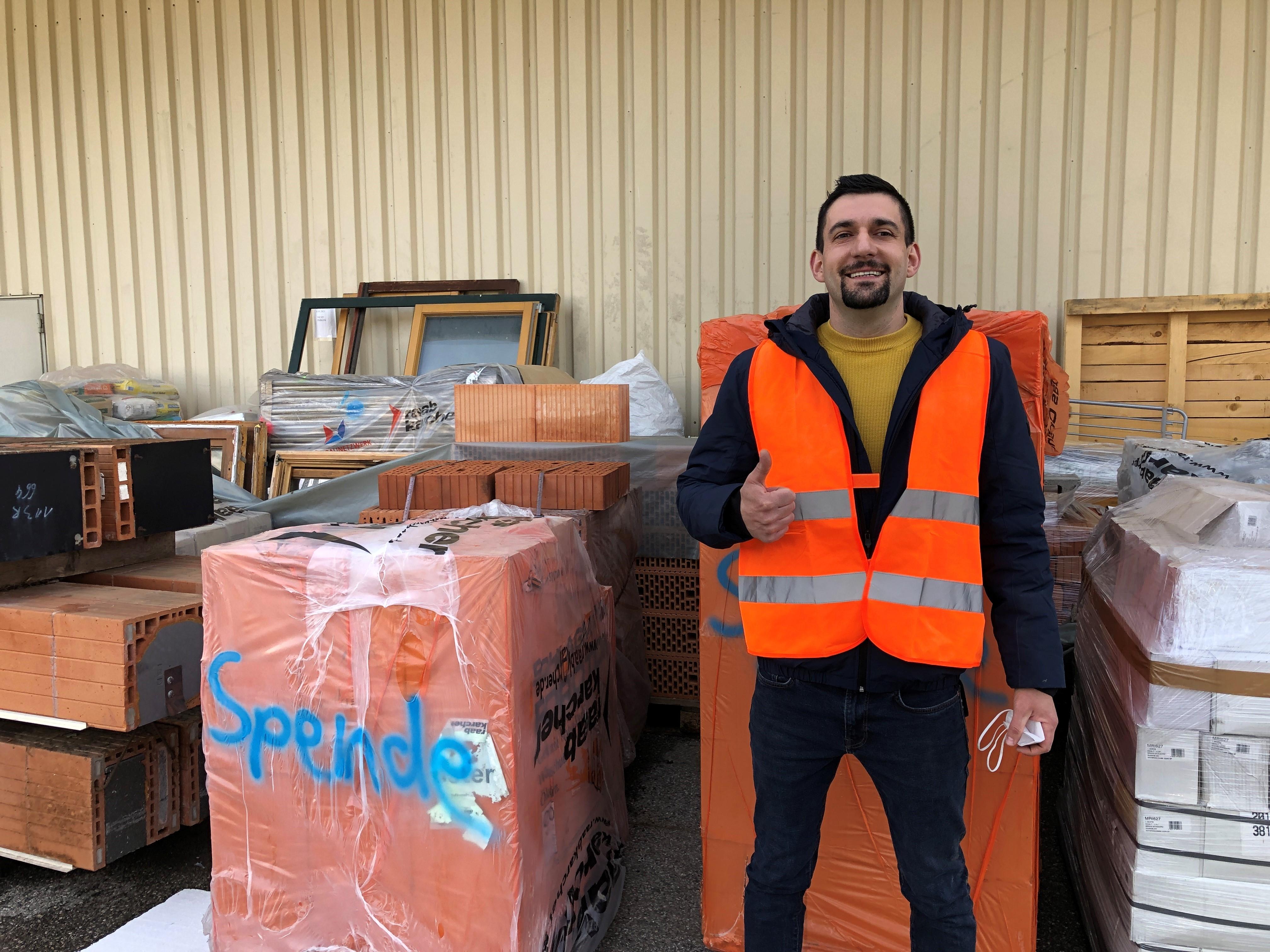 Ziegel, Fenster, Mineralwolle und vieles mehr für Kroatien