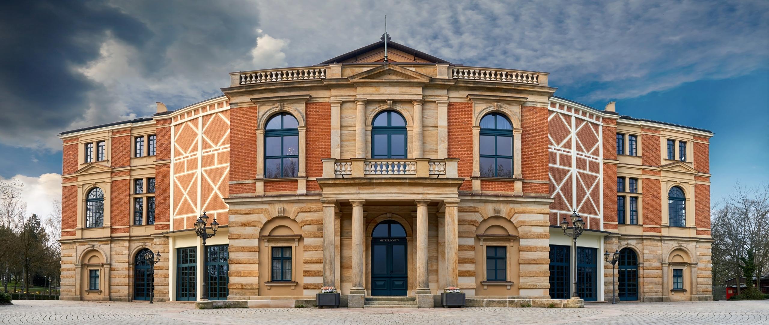 Das Bayreuther Festspielhaus.
