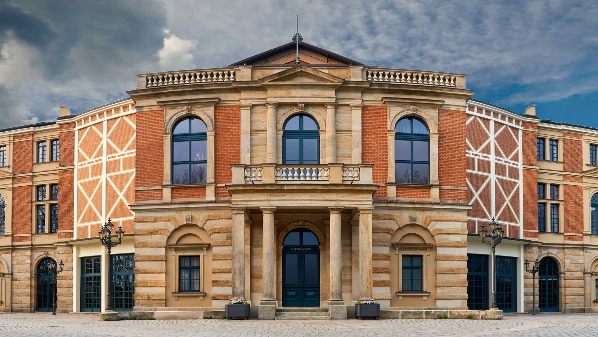 Das Bayreuther Festspielhaus.