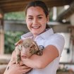 Katharina Mühlbauer, Schweinebäuerin: Bringt Städter und Schweine zusammen | Bild: privat