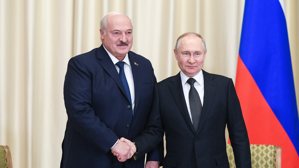 Putin und Lukaschenko (Archivbild vom 17.02.23)