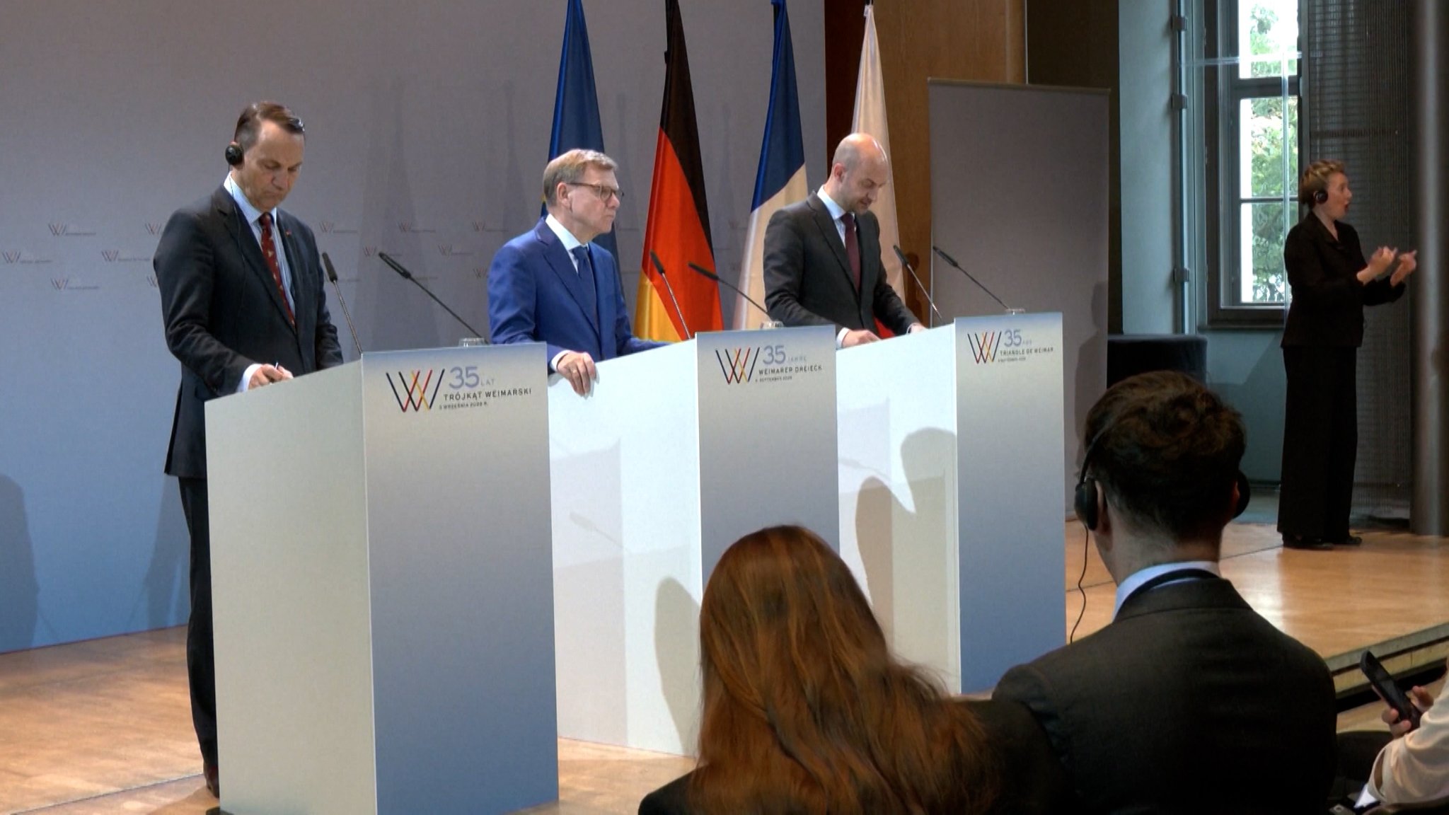 Außenministertreffen in Weimar