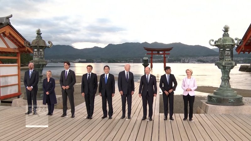 Der G7-Gipfel: Die Staats- und Regierungschefs in Hiroshima