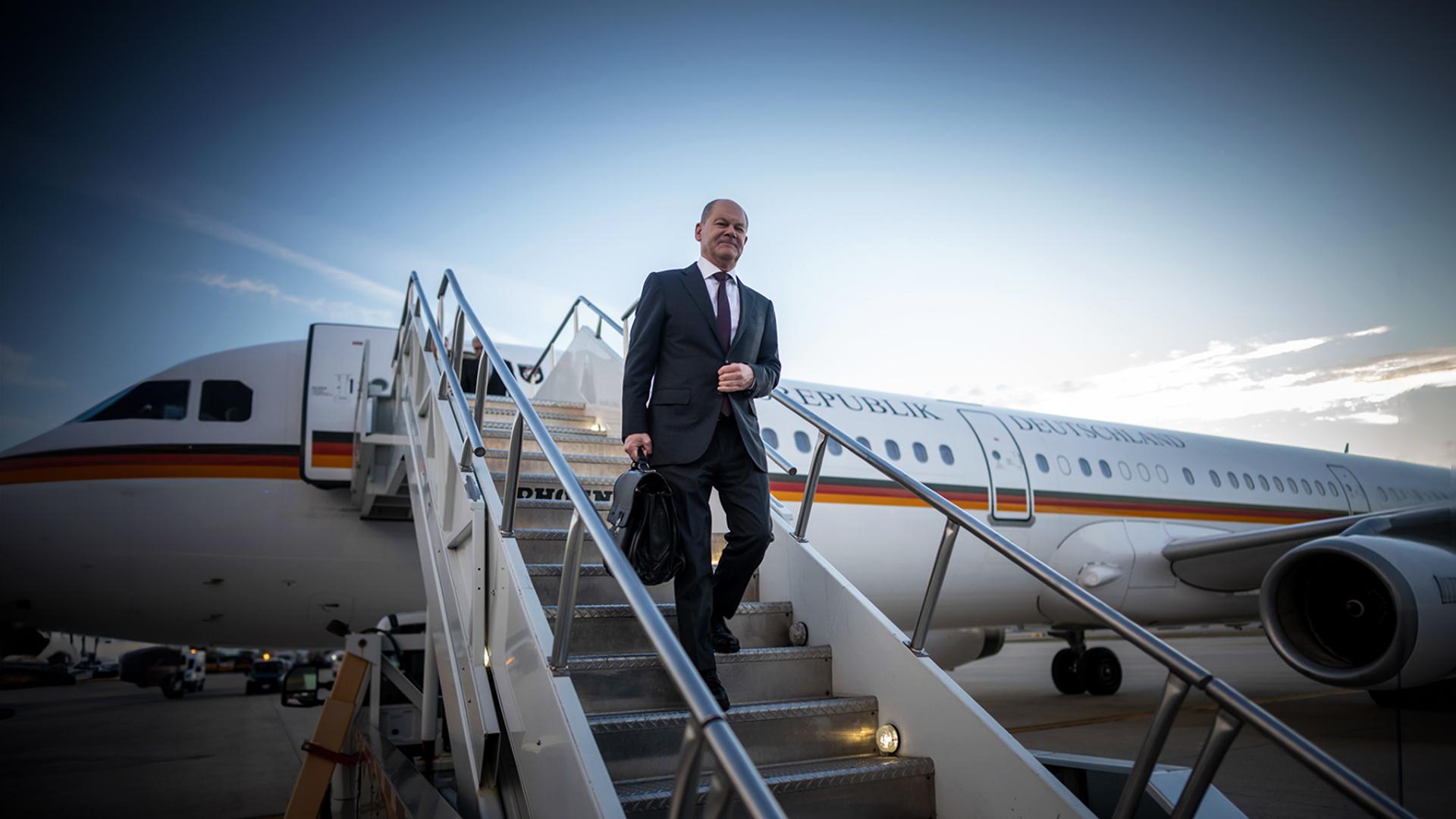 Kanzler Scholz in Washington