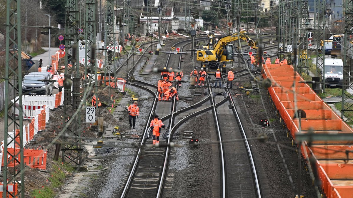 Sanierung bei der Bahn: Diese Strecken sind in Bayern betroffen