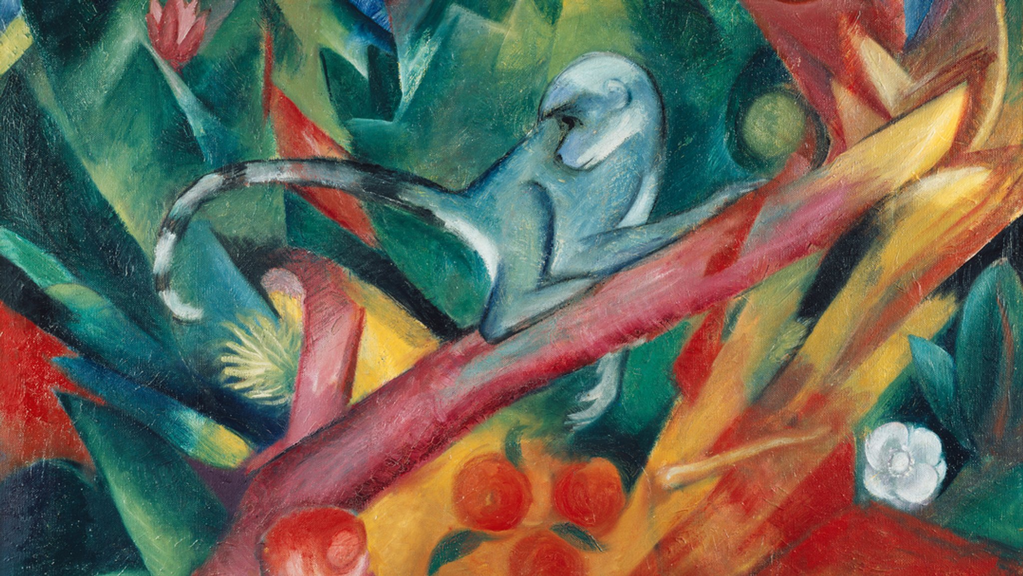 Kunstwerk "Das Äffchen" von Franz Marc