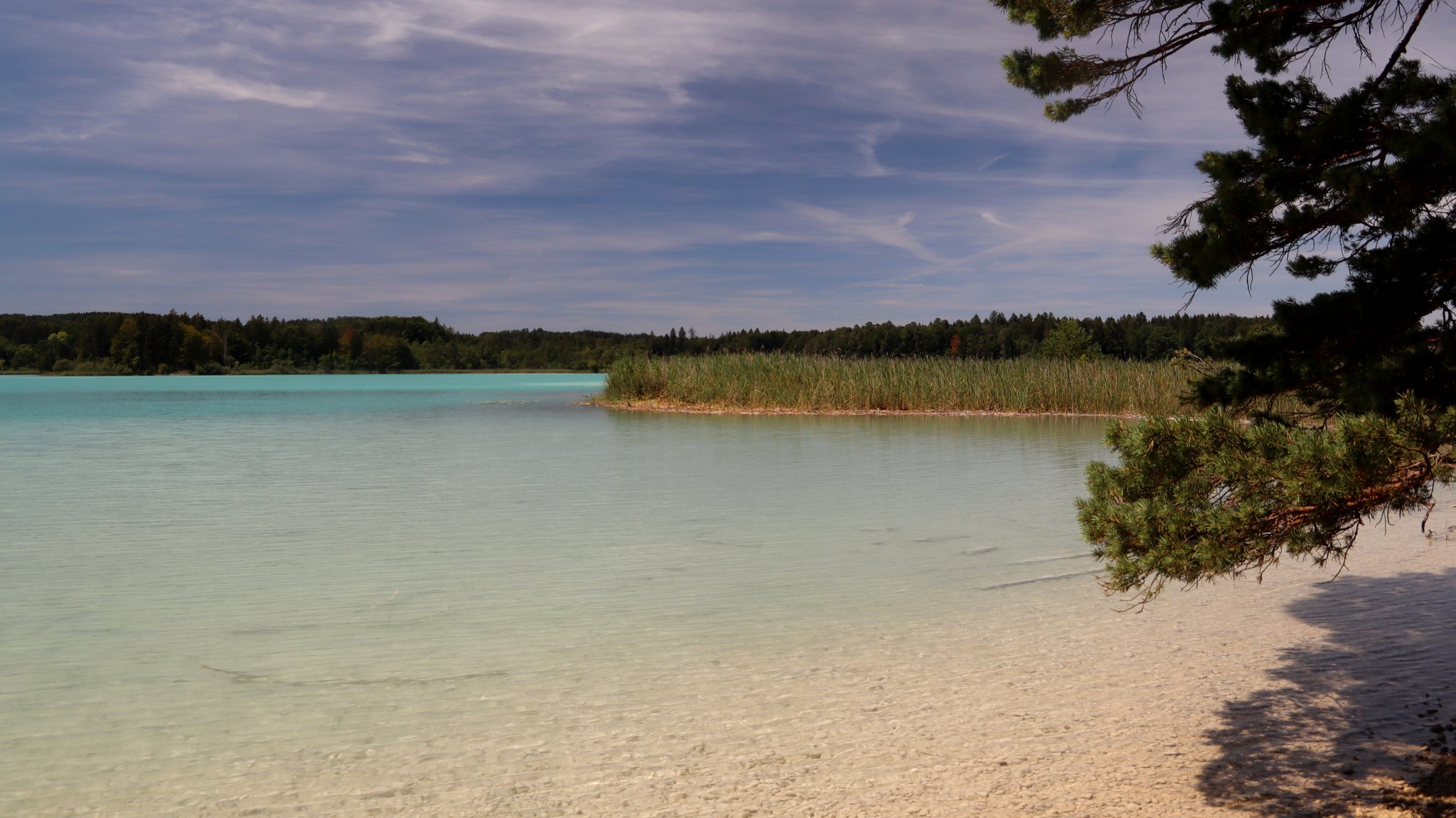 Ein Sommertag an den Osterseen bei Iffeldorf (Landkreis Weilheim-Schongau).