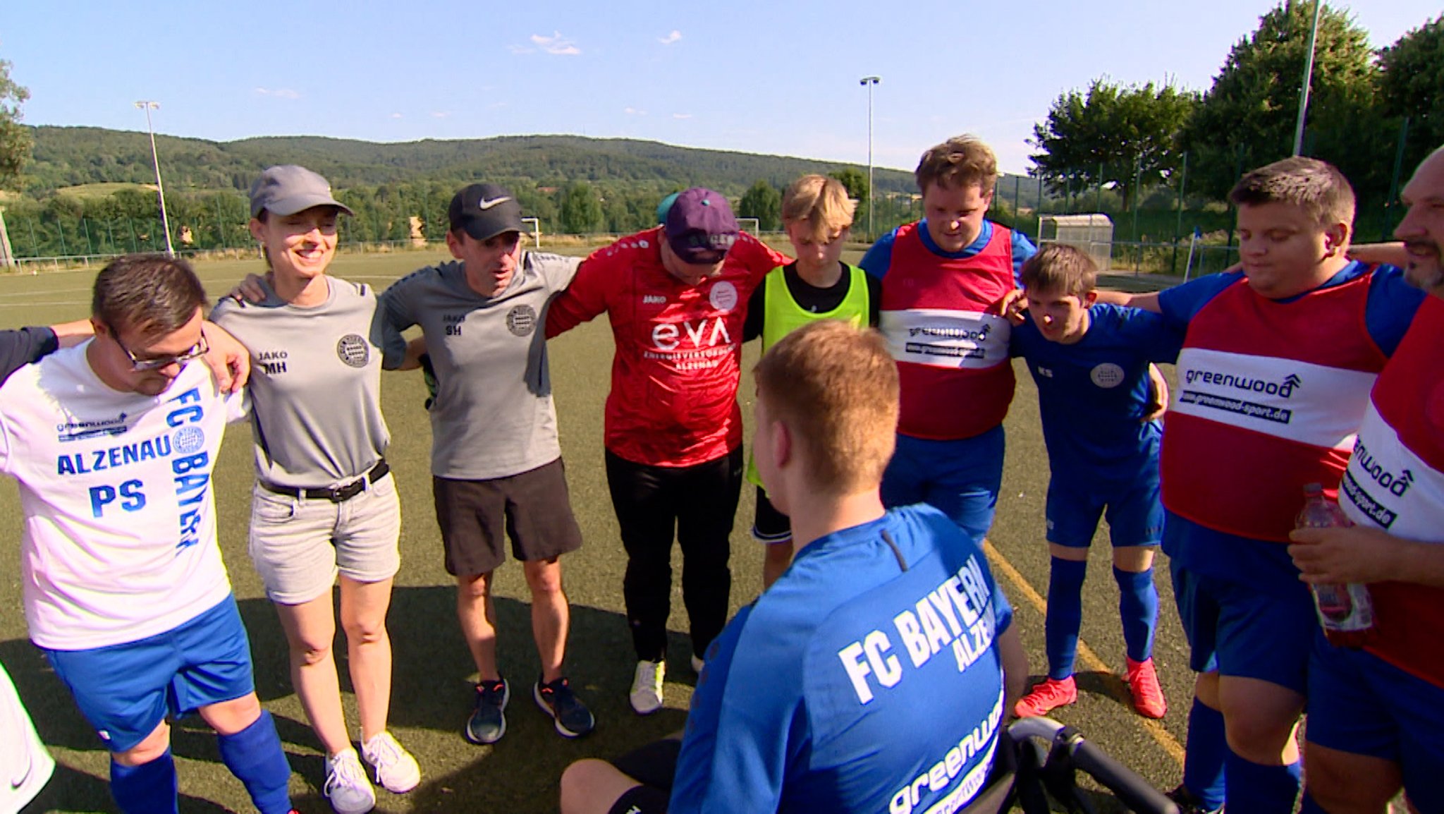 Inklusions-mannschaft beim FC Bayern Alzenau