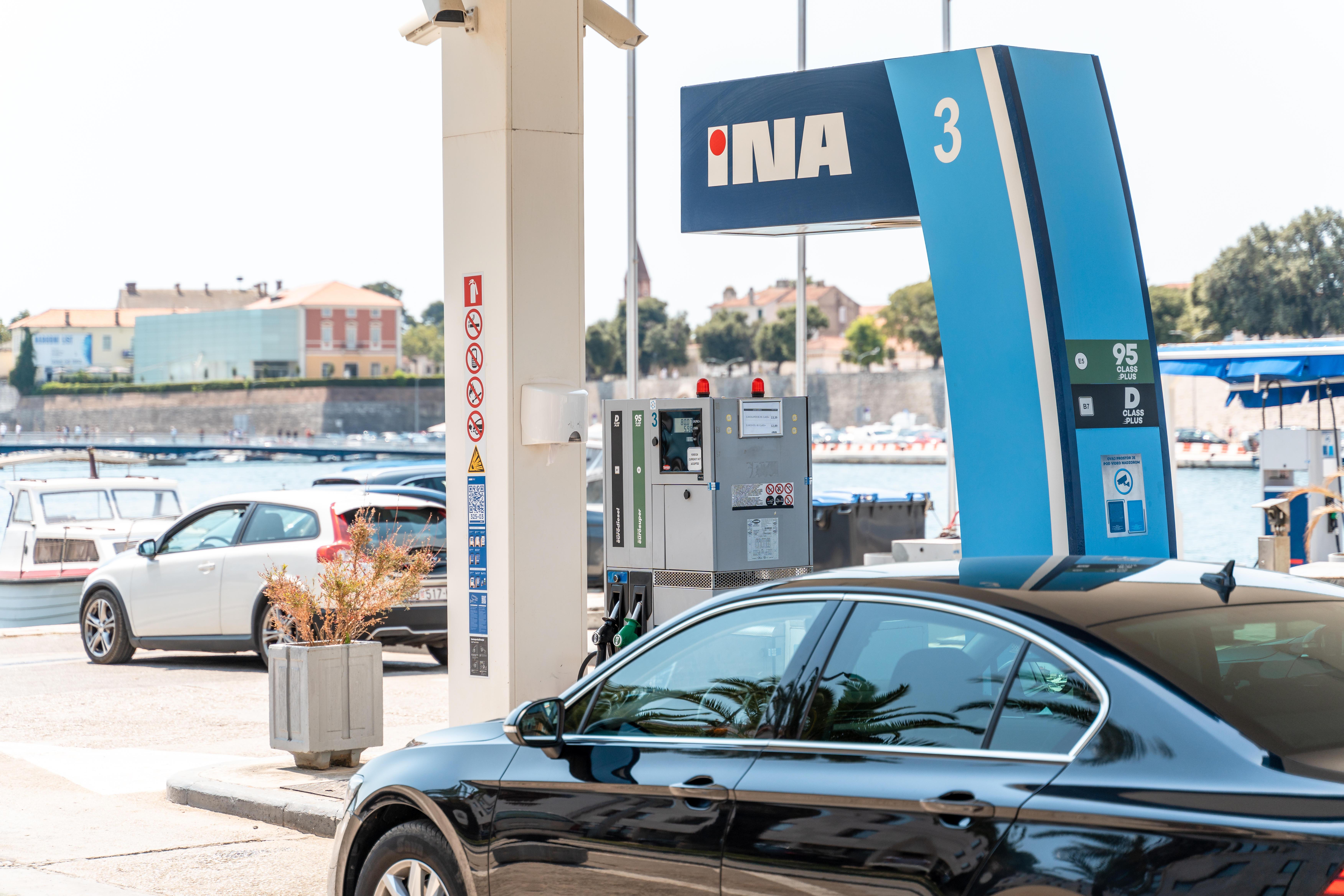 Symbolbild: Tankstelle in Kroatien.