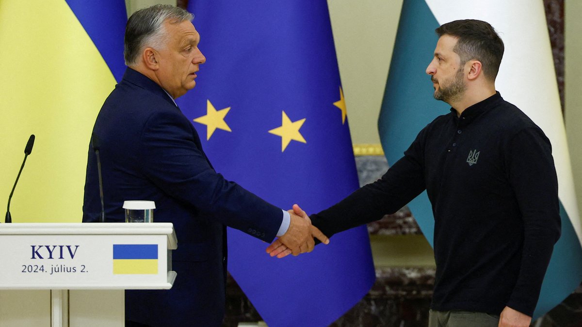 Besuch in Kiew: Orban schlägt Selenskyj Feuerpause vor