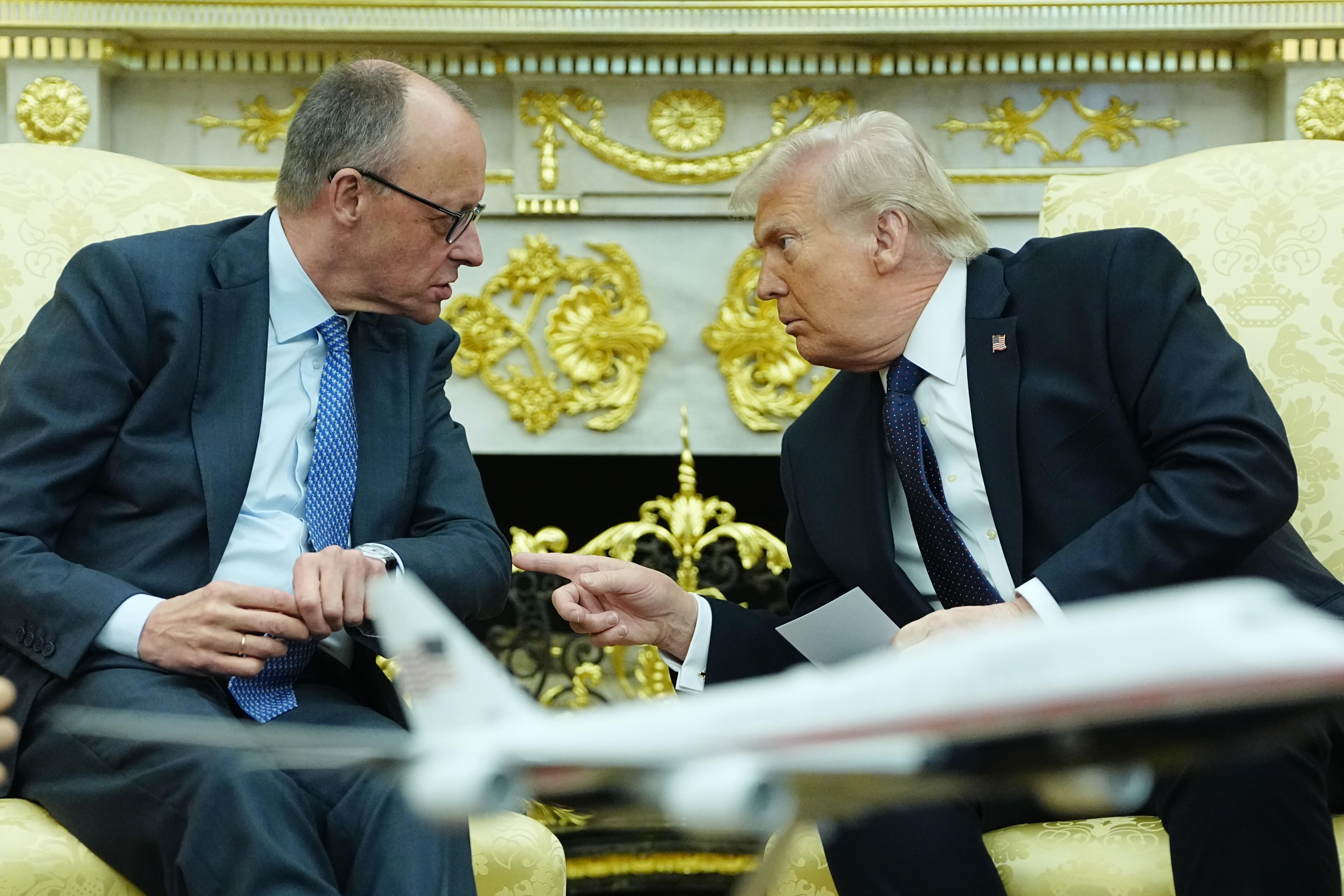 Archivbild vom 3. März: Kanzler Friedrich Merz beim Antrittsbesuch im Weißen Haus