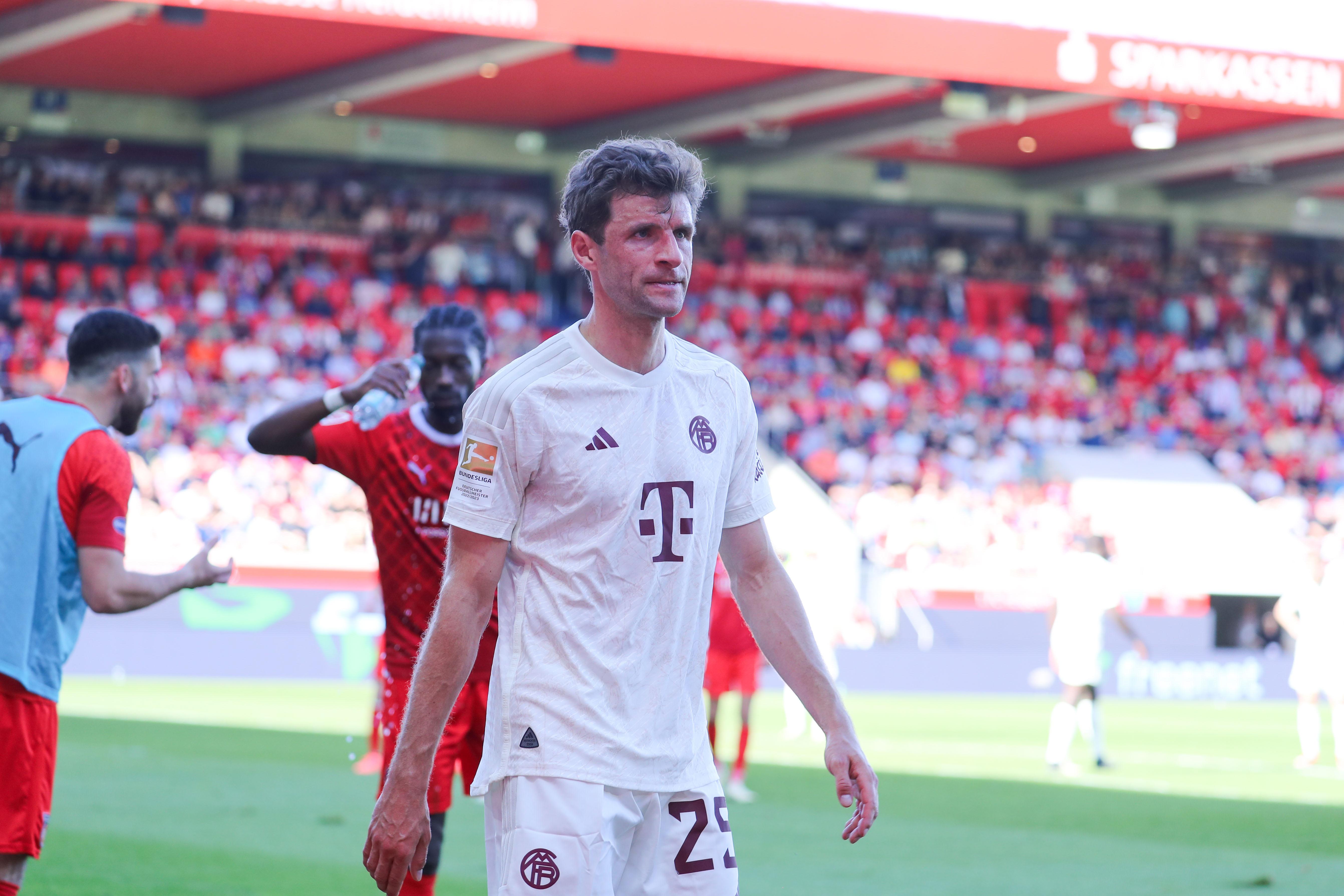Thomas Müller im Spiel gegen den 1. FC Heidenheim