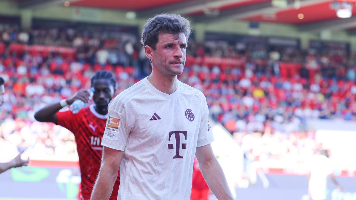 Thomas Müller im Spiel gegen den 1. FC Heidenheim