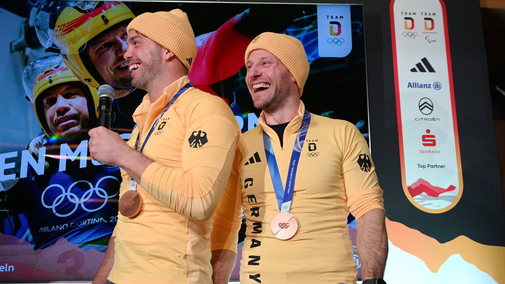 Tobias Wendl und Tobias Arlt | Bild: picture-alliance/dpa Tobias Wendl und Tobias Arlt