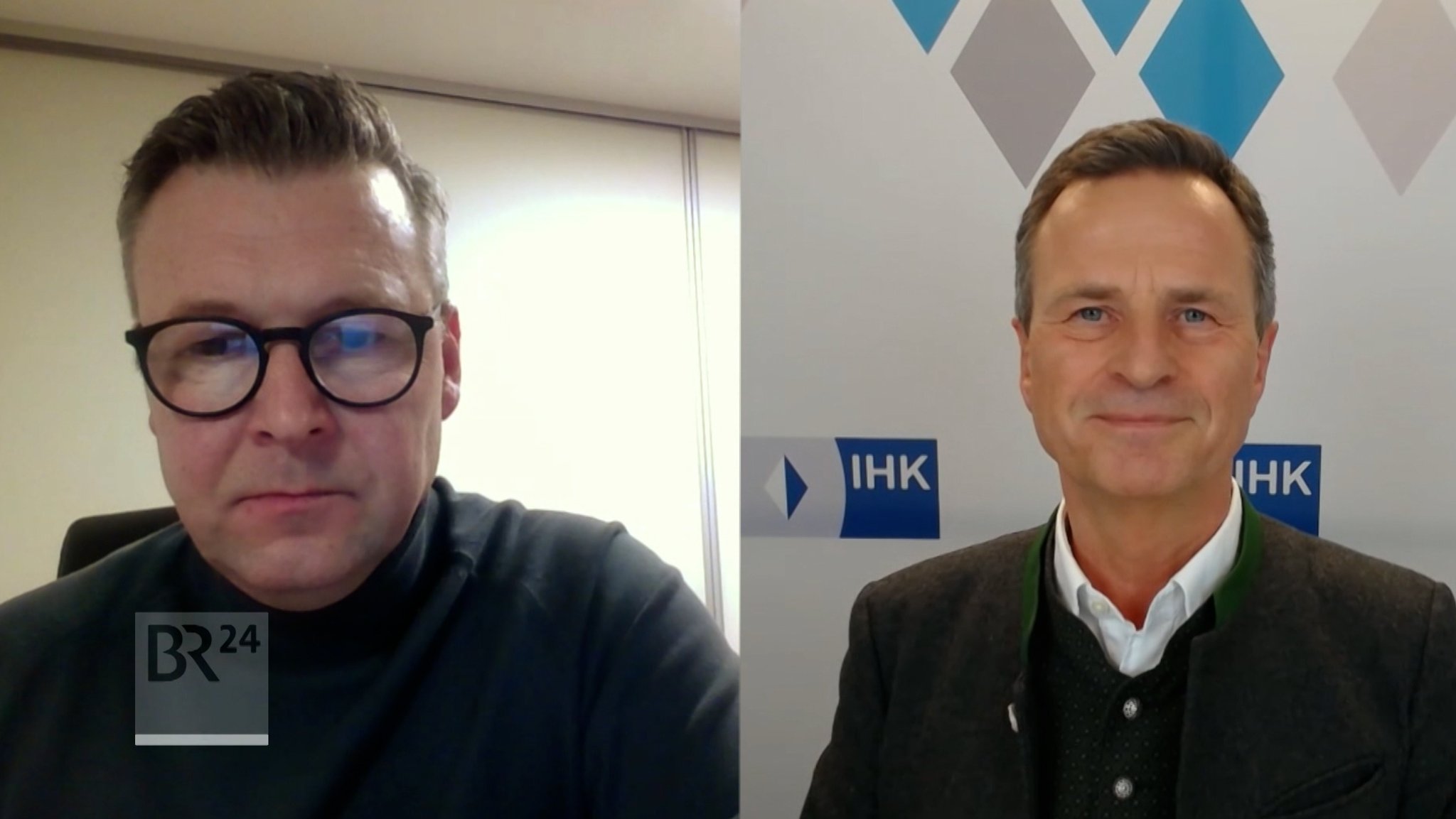 Pro und Contra zum Mercosur-Abkommen. Klaus Hochrein (ORGANISATION "LANDWIRTSCHAFT VERBINDET BAYERN") und Manfred Gößl (IHK-HAUPTGESCHÄFTSFÜHRER, MÜNCHEN U. OBERBAYERN) im Gespräch.