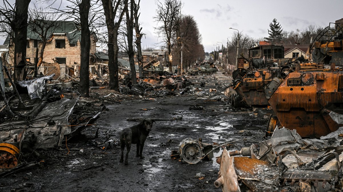 Die Bilder aus Butscha schockieren weltweit. Dieses Bild hier wurde bereits am 4. März 2022 aufgenommen. 