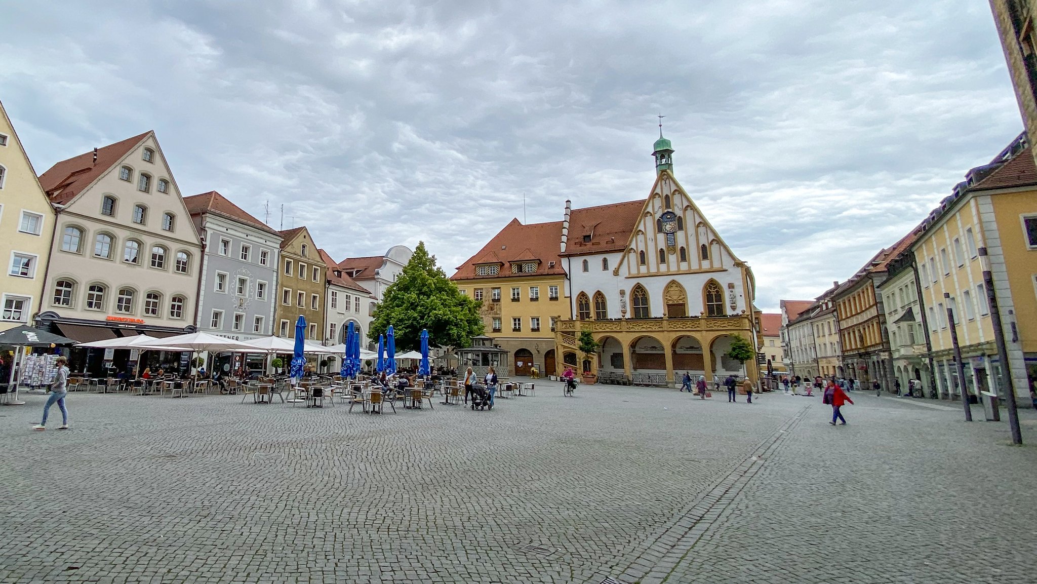 Der Marktplatz in Amberg