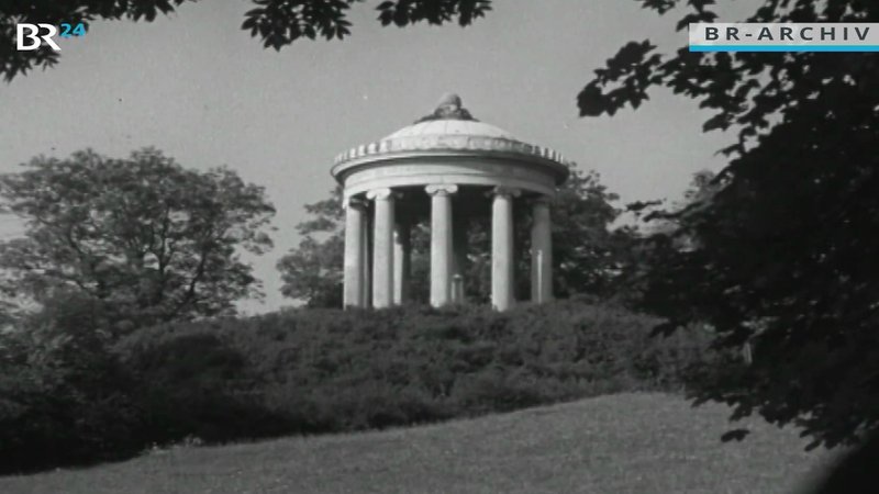 Monopteros im Englischen Garten | Bild: BR Archiv Monopteros im Englischen Garten
