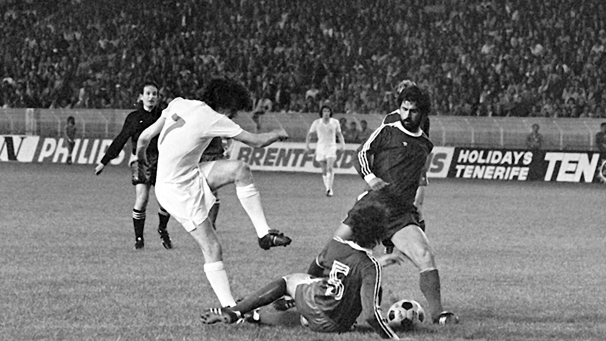 Spielszene Finale Europapokal der Landesmeister FC Bayern München - Leeds United 1975