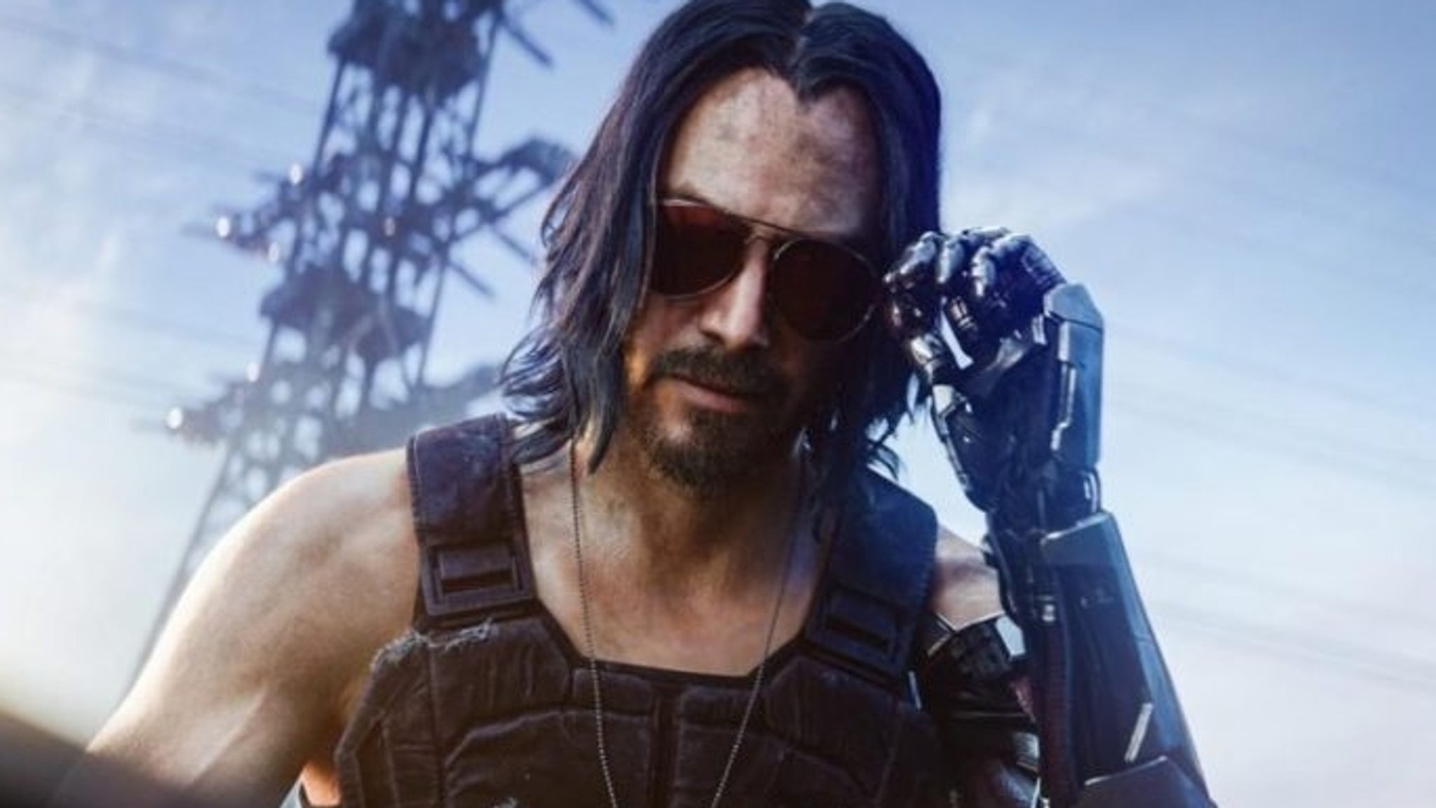 Spielszene aus "Cyberpunk 2077" mit Keanu Reeves