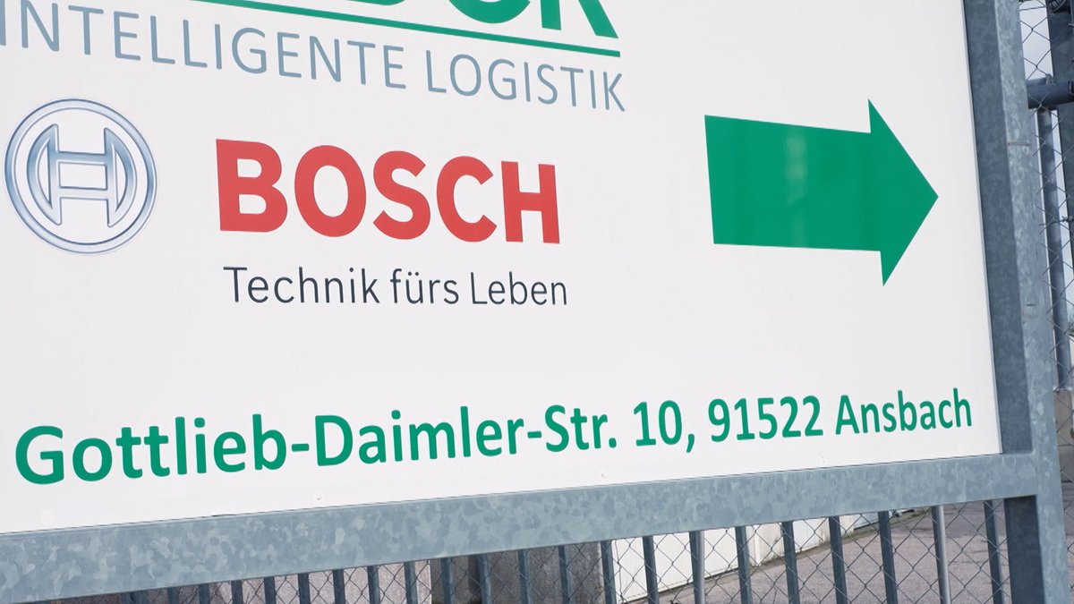 In seiner Autosparte plant Bosch die Streichung von rund 500 Stellen, auch das Werk in Ansbach soll betroffen sein. 