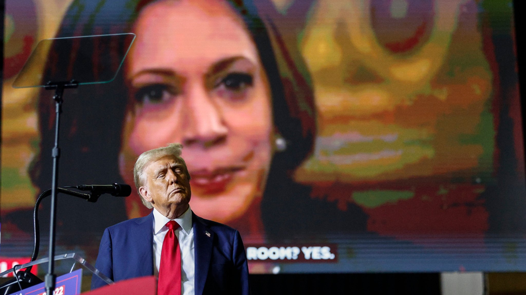 Kamala Harris und Donald Trump