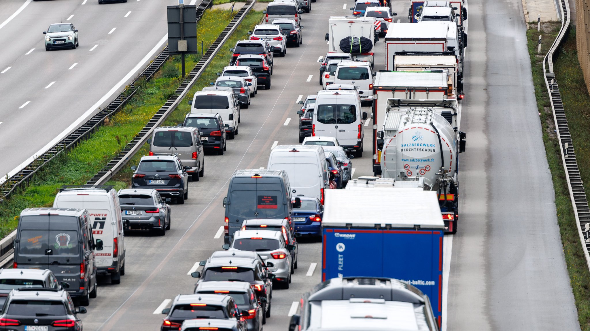 Faschingsferien starten: Viel Verkehr auf dem Weg Richtung Süden