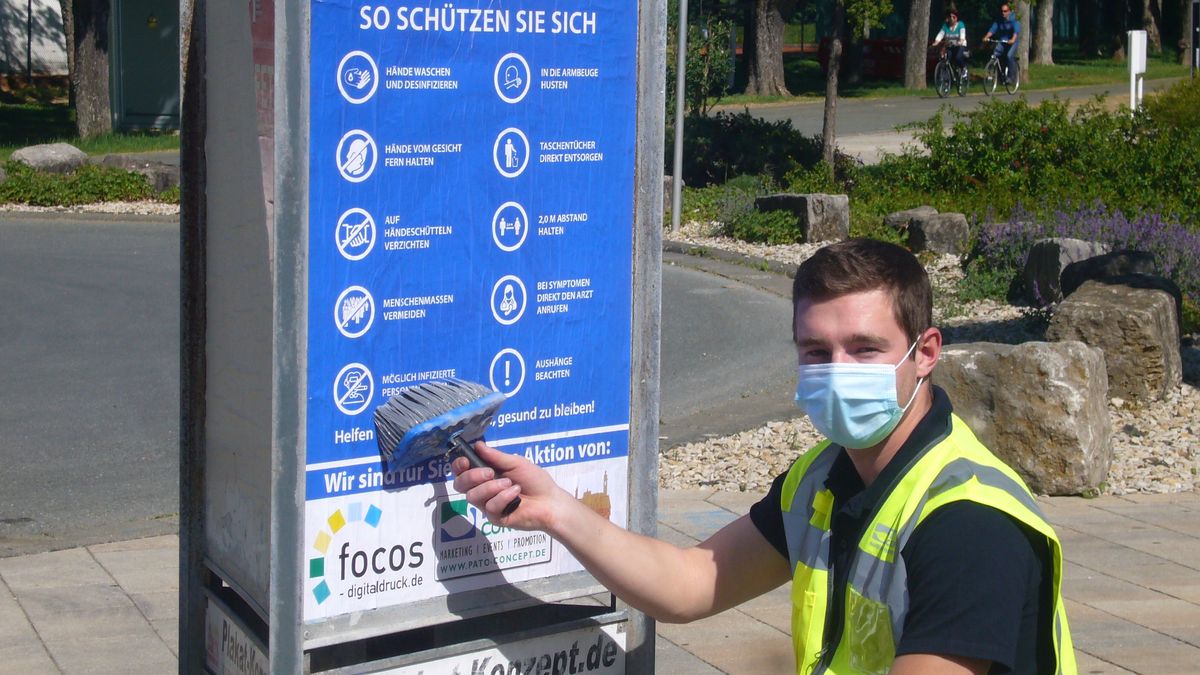 Forchheim Unternehmen Bietet Kostenlos Plakate Mit Hygienetipps Br24