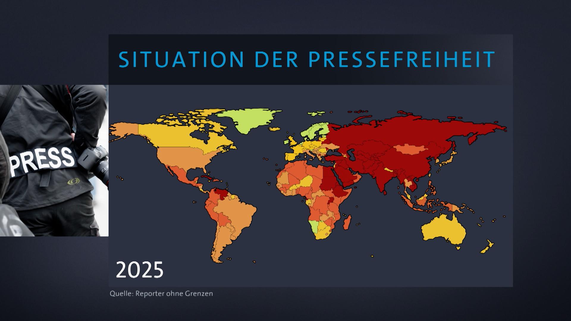Es steht schlecht um die Pressefreiheit - auch in Deutschland wars schon mal besser.