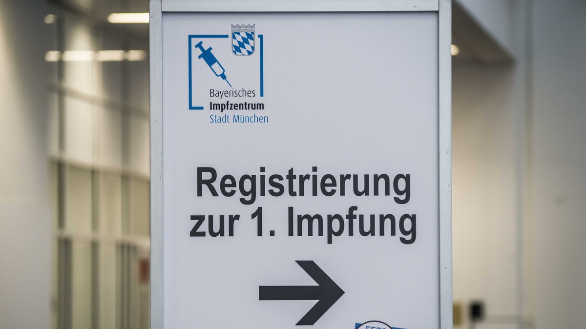 Impfzentrum München Riem im Juni 2021.