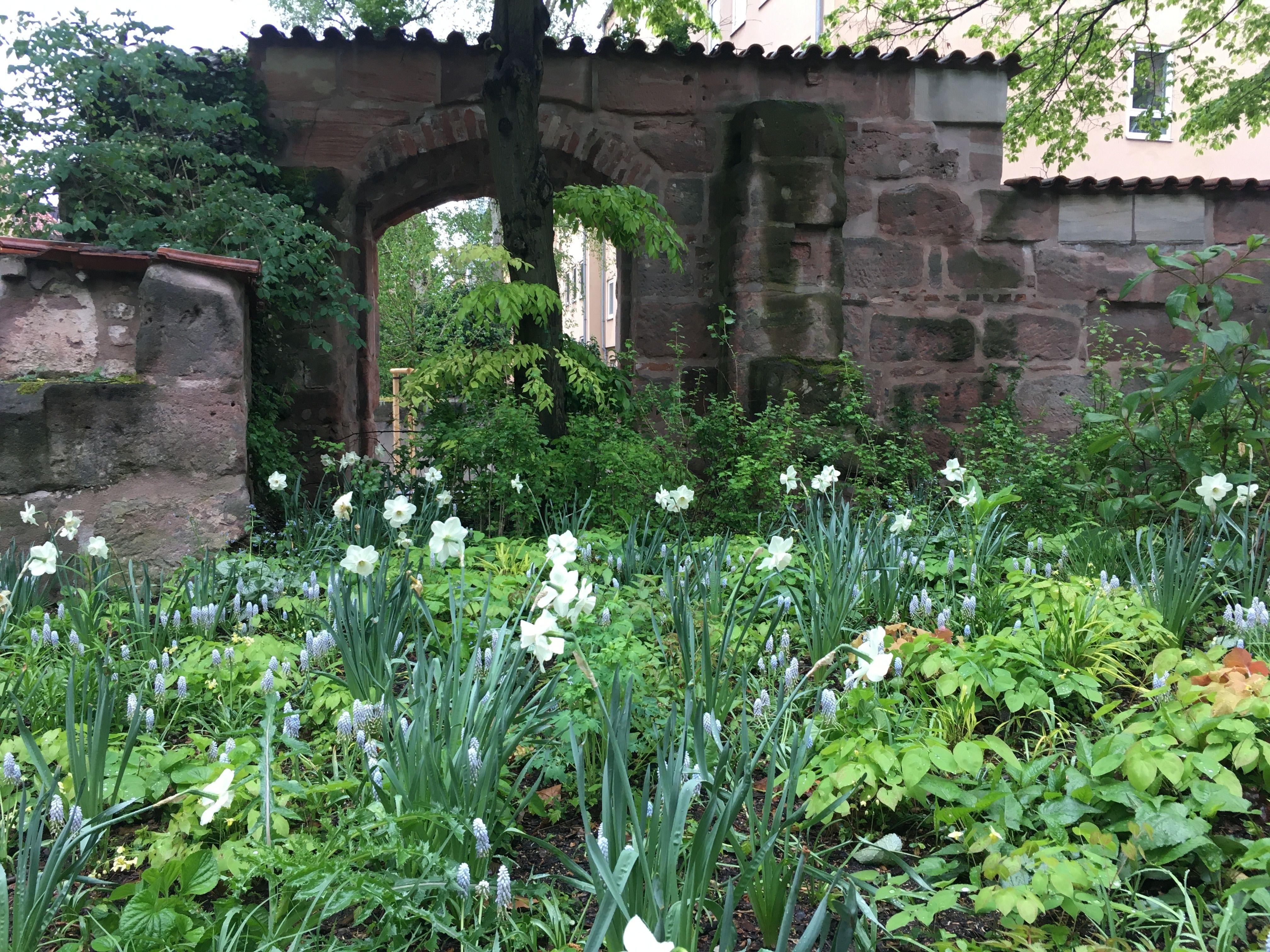 Der "Pocket Park" am Nürnberger Peststadel