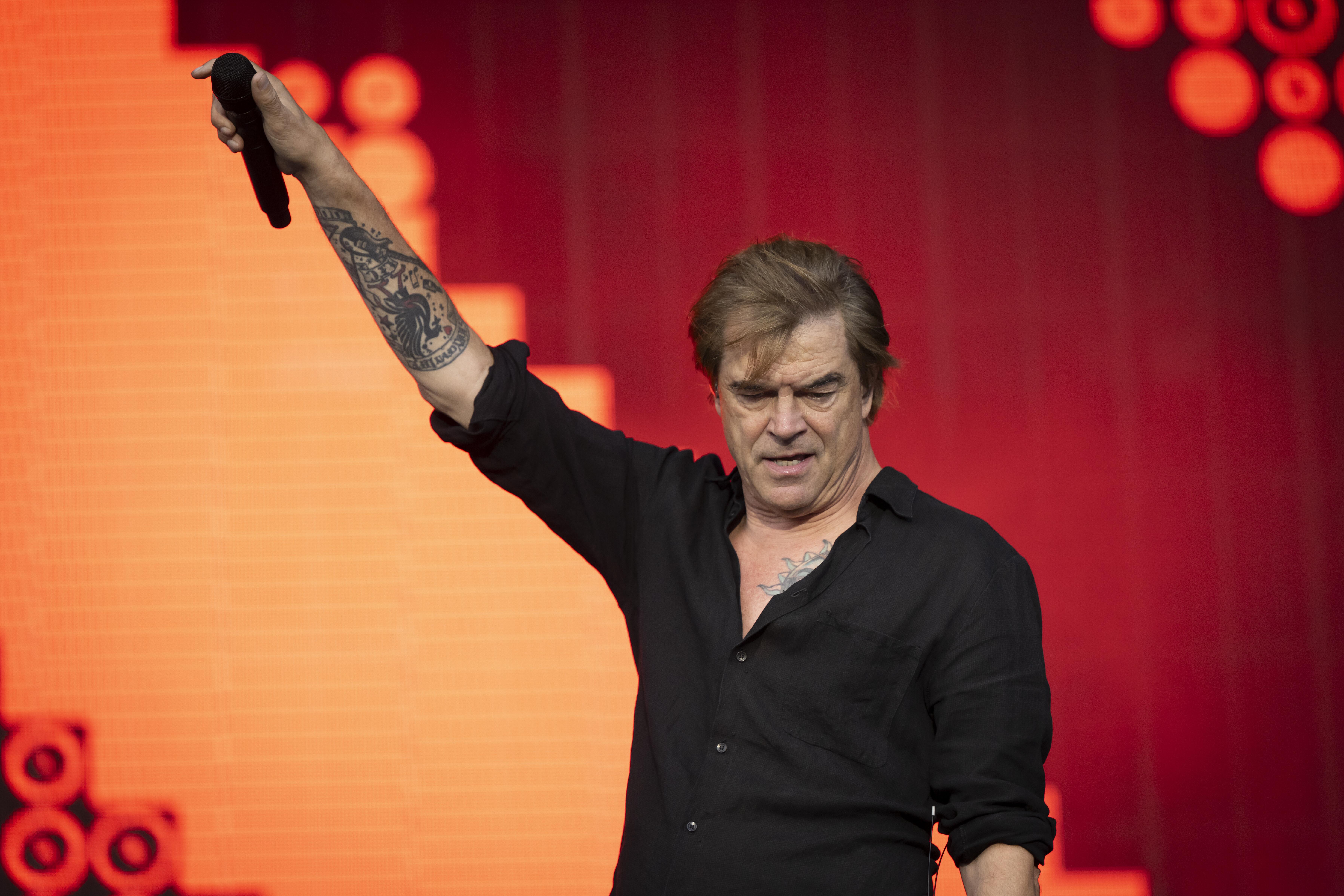 Andreas Frege alias Campino von den Toten Hosen bei einem Konzert auf dem 40. Gurtenfestival Edition in Bern, Schweiz, am 16.07.2023.