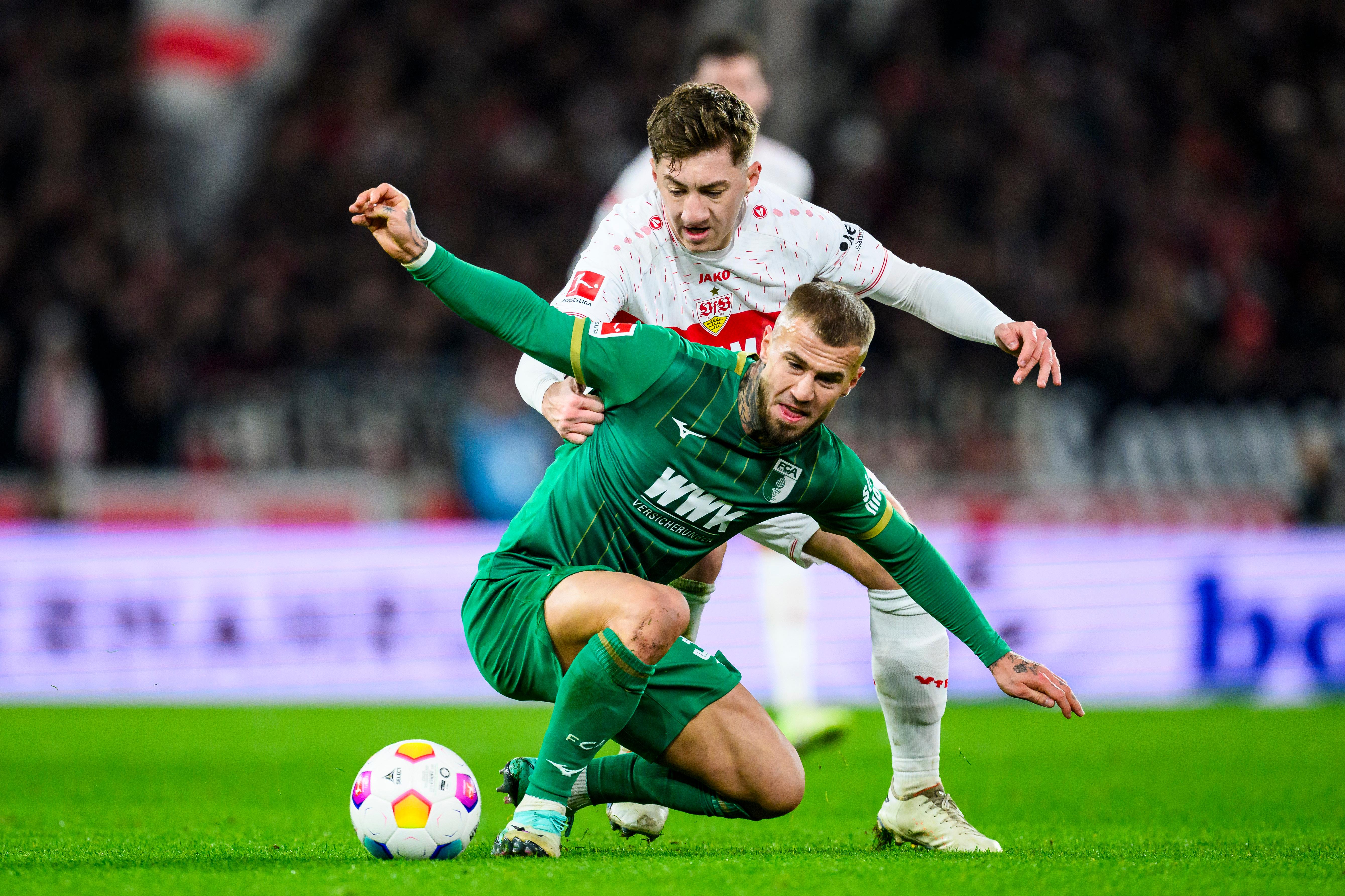 Spielszene VfB Stuttgart - FC Augsburg