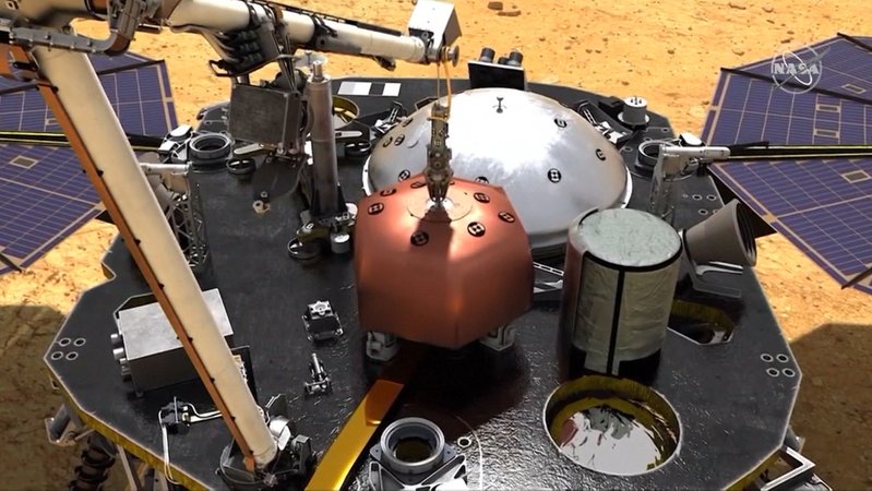 NASA-Sonde "Insight" sicher auf dem Mars gelandet