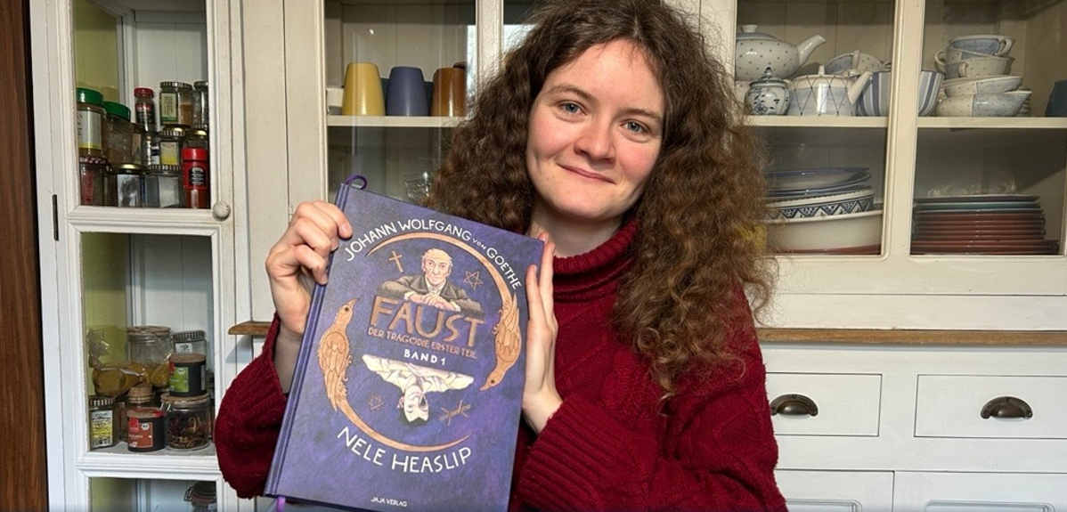  Eine Regensburger Studentin überrascht mit einem besonderen Zugang zu Goethes Werk. 