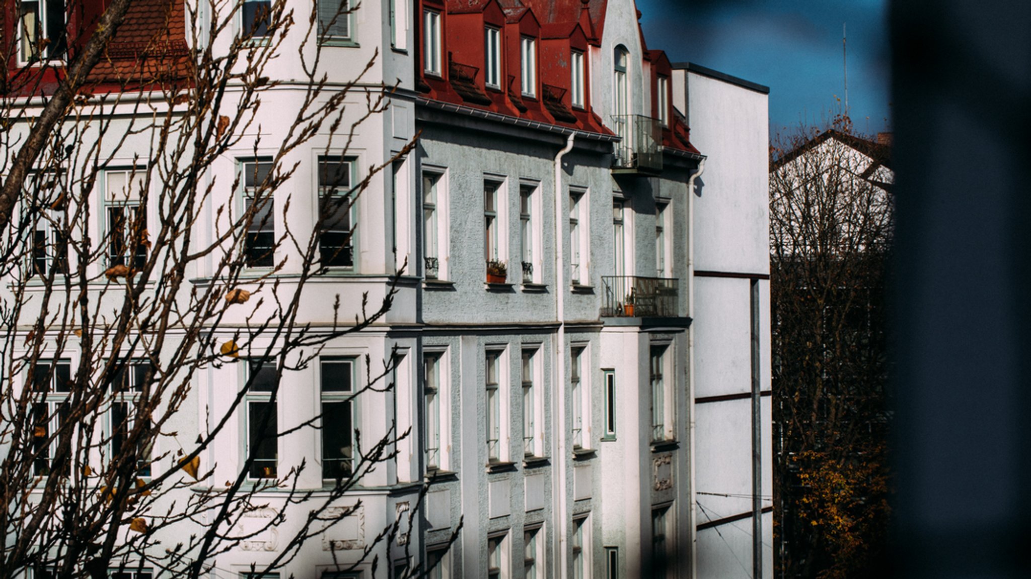 Ein Wohnhaus in München.