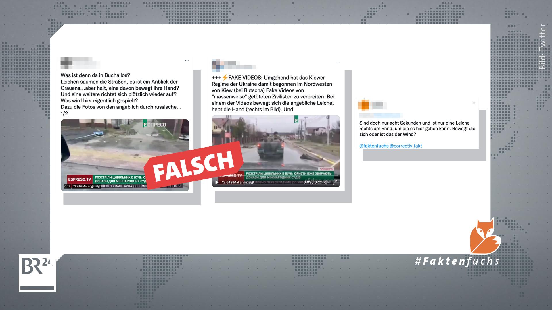 #Faktenfuchs: Falsche Behauptungen Zu Video Aus Butscha | BR24