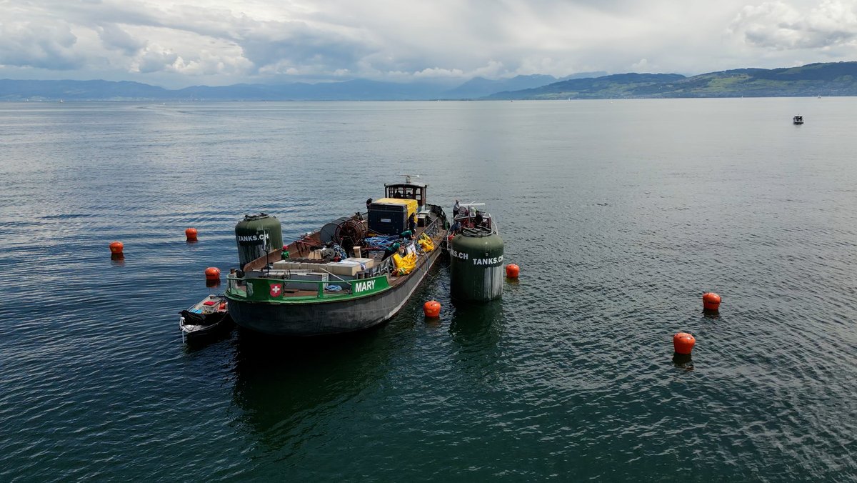 Dampfschiff "Säntis" muss am Bodenseegrund bleiben