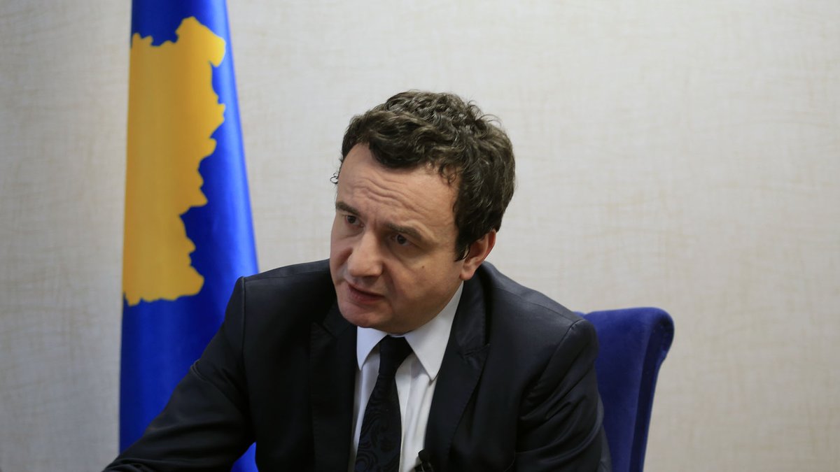 Kosovos Premierminister Albin Kurti. 