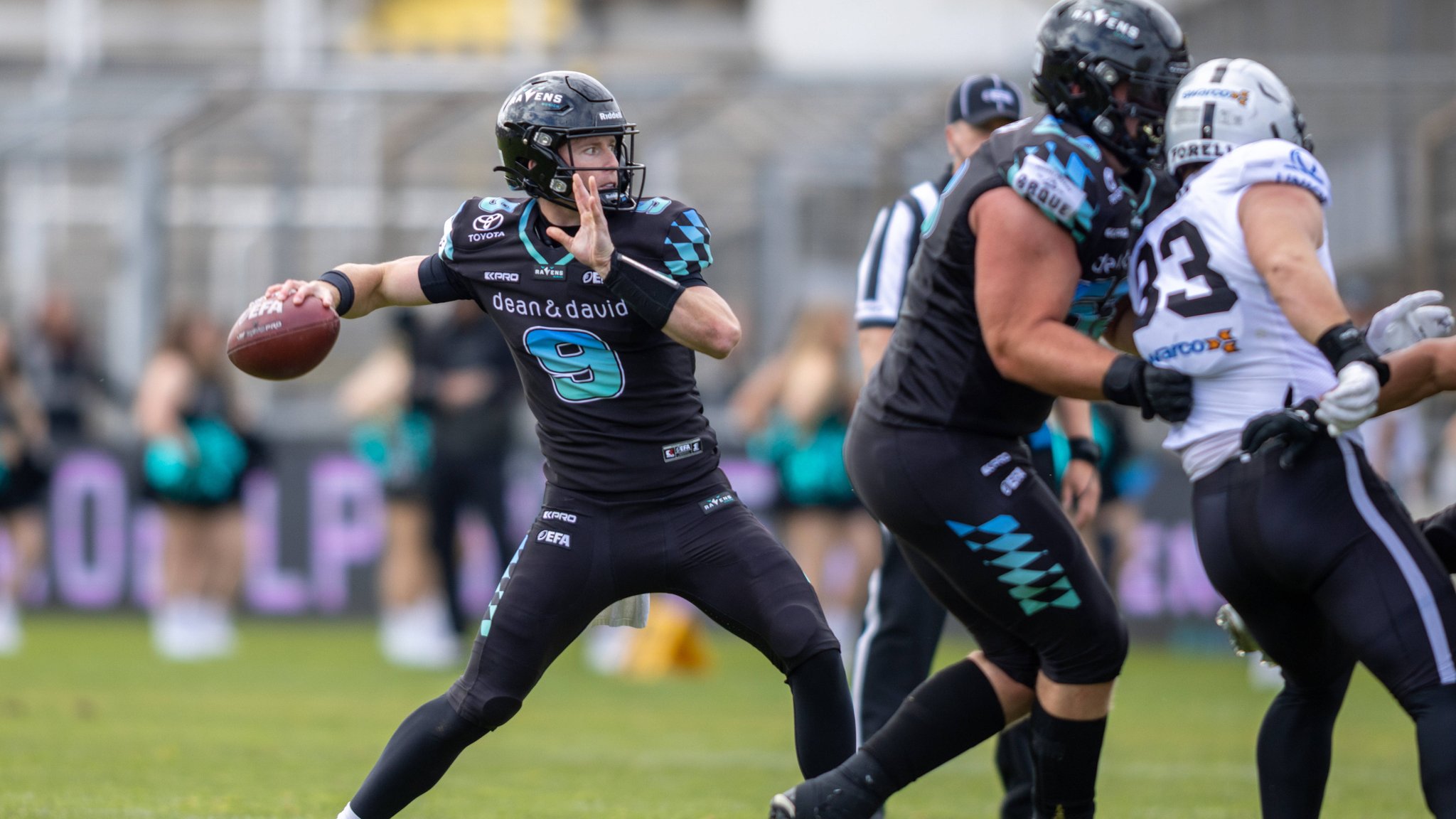 Russell Tabor von den Munich Ravens | Bild: picture-alliance/dpa Russell Tabor von den Munich Ravens