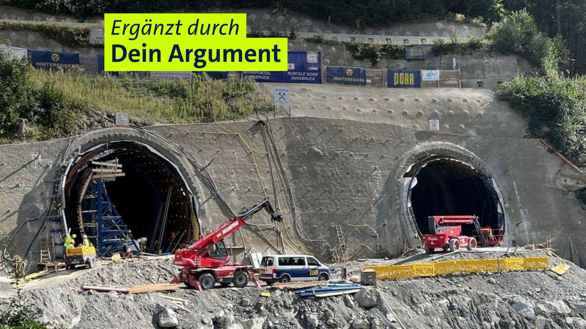 Bauarbeiten am Berg Isel 2022