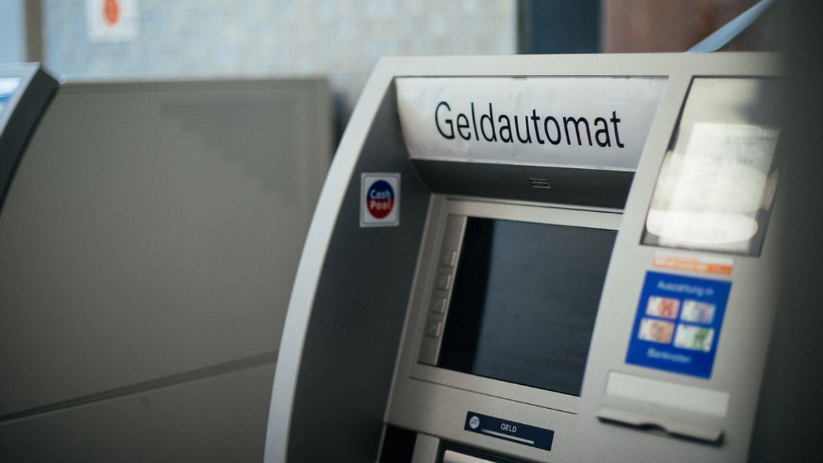 Ein Geldautomat